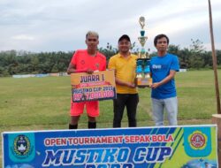 Final Open Turnamen Sepak bola, Mustiko Cup 2022 Berjalan Sukses Dan Kondusif