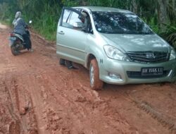 Butuh Perhatian Serius, Akses Jalan Provinsi Dari Jembatan Ke Lubuk Ruso Rusak Parah