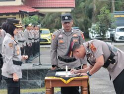 Sertijab 4 Pejabat Baru di Lingkup Polres Tebo