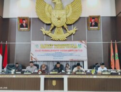 Lembar Nota Pengantar LKPJ Bupati Tebo Tahun Anggaran 2022, Diterima DPRD Kabupaten Tebo