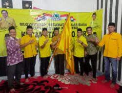 Sunyoto Resmi Terpilih Sebagai Ketua Golkar Kecamtan Tebo Ilir PK, Ini Harapan Khalis Mustiko, SH