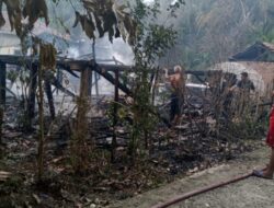 Warga Tanjung Sari Berduka, Satu Unit Rumah Ludes Terbakar 