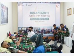 Bulan Bakti PT Timah Tbk di Jakarta Kumpulkan Puluhan Kantong Darah