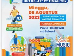 Jangan Sampai Ketinggalan, Ayo Semarakkan Fun Walk HUT ke-47 PT Timah Tbk Ada Ratusan Hadiah