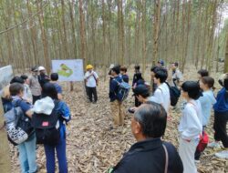 Sambangi APP Sinar Mas, Puluhan Pelajar Jepang Belajar Industri Kertas di Riau