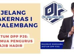 Rakernas PJS di Palembang, Ketum DPP PJS Minta Kehadiran Pengurus DPD