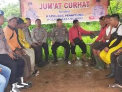 Polsek Pemayung Gelar Jum’at Curhat di PT HAL, Kapolsek Sampaikan Hal Serius