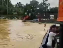 Kapal TB Milik Ationg Pembawa Tongkang Batubara Tabrak Kerambah Ikan Warga Sungai Duren