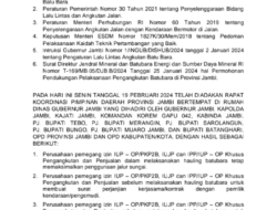 Hasil Rapat Rekayasa Lalulintas Aangkutan Batubara di Provinsi Jambi