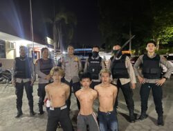 Atas Laporan Masyarakat Tim Patroli Serigala Kota Jambi Berhasil Amankan 3 Pemuda Terduga Gank Motor