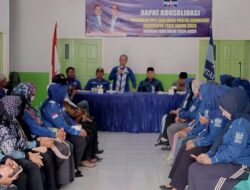 Rapat Konsolidasi Pengurus DPC dan DPAC Partai Demokrat Tegak Lurus Menangkan Agus-Nazar