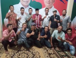 Posko Tim Pemenangan Aspan-Tono Digeruduk Puluhan Orang Siap Menangkan Aston Bupati Tebo 