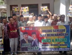 Sambut Hangat Kedatangan Nazar Warga Semabu Harap Nazar Menang di Pilkada Tebo