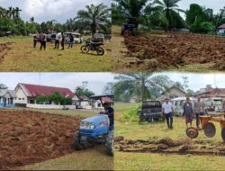 Mendukung Asta cita dan Program 100 Hari Kerja Presiden RI, Polsek Tebo Ilir Buka Lahan Ketahanan Pangan 